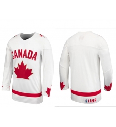 MEN'S TEAM CANADA ADULT WHITE CUSTOM HOCKEY JERSEY