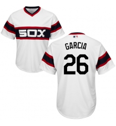 Youth Majestic Chicago White Sox #26 Avisail Garcia Authentic White 2013 Alternate Home Cool Base MLB Jersey