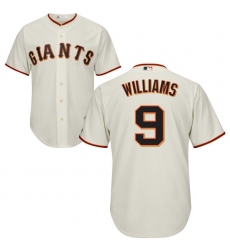 Men's Majestic San Francisco Giants #9 Matt Williams Replica Cream Home Cool Base MLB Jersey