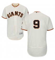 Men's Majestic San Francisco Giants #9 Brandon Belt Cream Home Flex Base Authentic Collection MLB Jersey