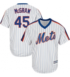 Youth Majestic New York Mets #45 Tug McGraw Authentic White Alternate Cool Base MLB Jersey