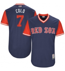 Men's Majestic Boston Red Sox #7 Christian Vazquez 