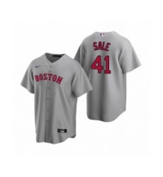 Youth Boston Red Sox #41 Chris Sale Nike Gray Replica Road Jersey