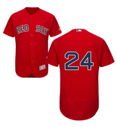 Men's Majestic Boston Red Sox #24 David Price Red Alternate Flex Base Authentic Collection MLB Jersey