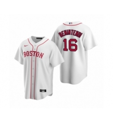 Men's Boston Red Sox #16 Andrew Benintendi Nike White Replica Alternate Jersey