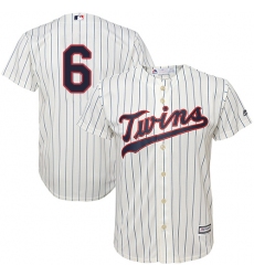 Men's Majestic Minnesota Twins #6 Tony Oliva Replica Cream Alternate Cool Base MLB Jersey