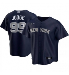 Men's New York Yankees #99 Aaron Judge Navy Stitched Baseball Jersey