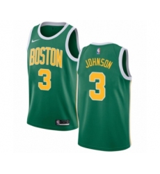 Youth Nike Boston Celtics #3 Dennis Johnson Green Swingman Jersey - Earned Edition