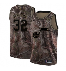 Women's Nike Utah Jazz #32 Karl Malone Swingman Camo Realtree Collection NBA Jersey
