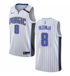 Men's Nike Orlando Magic #8 Mario Hezonja Swingman NBA Jersey - Association Edition