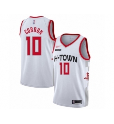 Men's Houston Rockets #10 Eric Gordon Swingman White Basketball Jersey - 2019 20 City Edition
