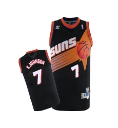 Men's Adidas Phoenix Suns #7 Kevin Johnson Swingman Black Throwback NBA Jersey