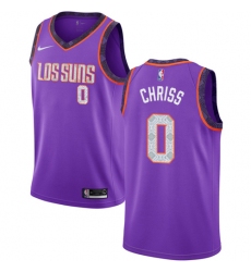Women's Nike Phoenix Suns #0 Marquese Chriss Swingman Purple NBA Jersey - 2018 19 City Edition