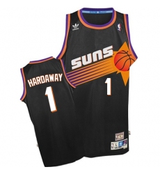 Men's Adidas Phoenix Suns #1 Penny Hardaway Swingman Black Throwback NBA Jersey