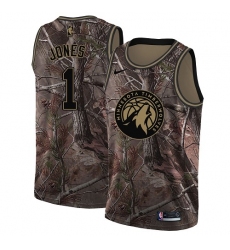 Youth Nike Minnesota Timberwolves #1 Tyus Jones Swingman Camo Realtree Collection NBA Jersey