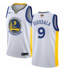Youth Nike Golden State Warriors #9 Andre Iguodala Swingman White Home 2018 NBA Finals Bound NBA Jersey - Association Edition