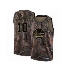 Youth Golden State Warriors #10 Tim Hardaway Swingman Camo Realtree Collection Basketball 2019 Basketball Finals Bound Jersey