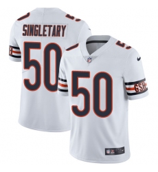 Men's Nike Chicago Bears #50 Mike Singletary White Vapor Untouchable Limited Player NFL Jersey