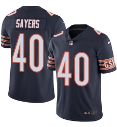 Youth Nike Chicago Bears #40 Gale Sayers Navy Blue Team Color Vapor Untouchable Limited Player NFL Jersey