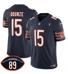 Men's Chicago Bears #15 Rome Odunze Navy 2026 F.U.S.E. With Mike Ditka 89 Vapor Untouchable Limited Football Stitched Jersey
