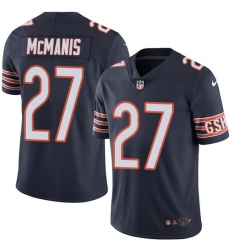 Men's Nike Chicago Bears #27 Sherrick McManis Navy Blue Team Color Vapor Untouchable Limited Player NFL Jersey