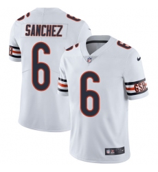 Youth Nike Chicago Bears #6 Mark Sanchez White Vapor Untouchable Limited Player NFL Jersey