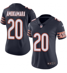 Women's Nike Chicago Bears #20 Prince Amukamara Navy Blue Team Color Vapor Untouchable Limited Player NFL Jersey