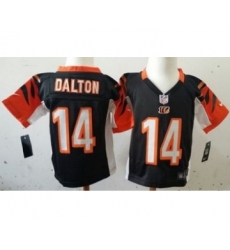 Nike Cincinnati Bengals #14 Andy Dalton Black Toddlers Jersey