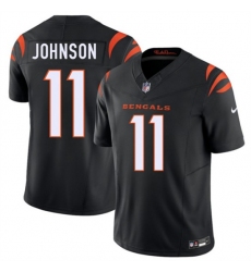 Men's Cincinnati Bengals #11 Josh Johnson Black 2026 F.U.S.E. Vapor Untouchable Limited Football Stitched Jersey