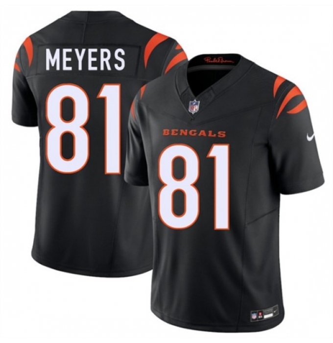Men's Cincinnati Bengals #81 Dohnte Meyers Black 2026 F.U.S.E. Vapor Untouchable Limited Football Stitched Jersey