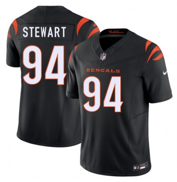 Men's Cincinnati Bengals #94 Shemar Stewart Black 2026 F.U.S.E. Vapor Untouchable Limited Football Stitched Jersey
