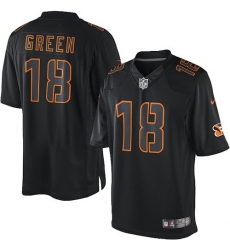 Men's Nike Cincinnati Bengals #18 A.J. Green Limited Black Impact NFL Jersey