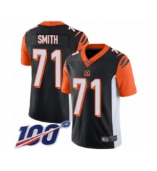 Youth Cincinnati Bengals #71 Andre Smith Black Team Color Vapor Untouchable Limited Player 100th Season Football Jersey