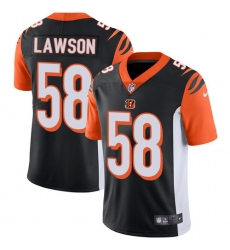 Youth Nike Cincinnati Bengals #58 Carl Lawson Vapor Untouchable Limited Black Team Color NFL Jersey