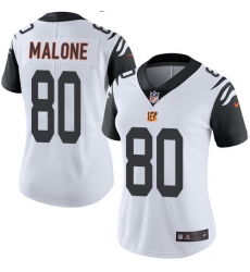 Women's Nike Cincinnati Bengals #80 Josh Malone Limited White Rush Vapor Untouchable NFL Jersey