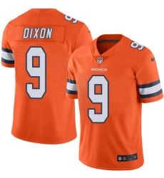 Youth Nike Denver Broncos #9 Riley Dixon Limited Orange Rush Vapor Untouchable NFL Jersey