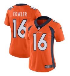 Women's Nike Denver Broncos #16 Bennie Fowler Orange Team Color Vapor Untouchable Limited Player NFL Jersey