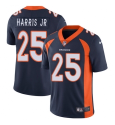 Youth Nike Denver Broncos #25 Chris Harris Jr Navy Blue Alternate Vapor Untouchable Limited Player NFL Jersey