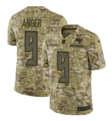 Youth Nike Tampa Bay Buccaneers #9 Bryan Anger Limited Camo 2018 Salute to Service NFL Jersey