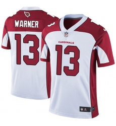 Youth Nike Arizona Cardinals #13 Kurt Warner White Vapor Untouchable Limited Player NFL Jersey