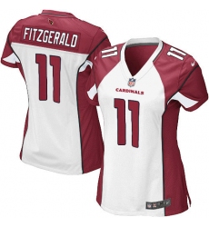 Women's Nike Arizona Cardinals #11 Larry Fitzgerald Game White NFL Jersey