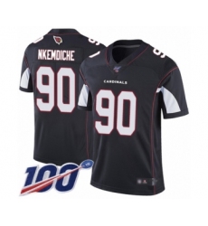 Men's Arizona Cardinals #90 Robert Nkemdiche Black Alternate Vapor Untouchable Limited Player 100th Season Football Jersey