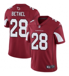 Men's Nike Arizona Cardinals #28 Justin Bethel Red Team Color Vapor Untouchable Limited Player NFL Jersey