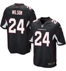 Men's Nike Arizona Cardinals #24 Adrian Wilson Game Black Alternate NFL Jersey