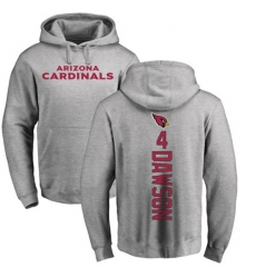 NFL Nike Arizona Cardinals #4 Phil Dawson Ash Backer Pullover Hoodie