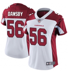 Women's Nike Arizona Cardinals #56 Karlos Dansby White Vapor Untouchable Limited Player NFL Jersey