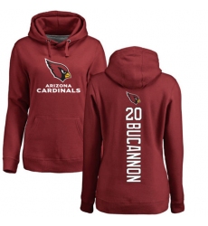 NFL Women's Nike Arizona Cardinals #20 Deone Bucannon Maroon Backer Pullover Hoodie