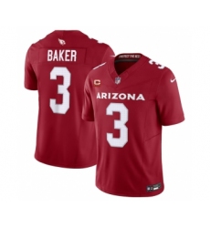 Men's Nike Arizona Cardinals #3 Budda Baker Red 2023 F.U.S.E. 4-Star C Vapor Untouchable F.U.S.E. Limited Football Stitched Jersey