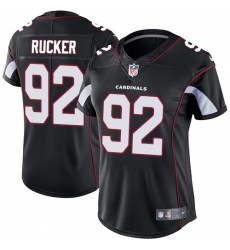 Women's Nike Arizona Cardinals #92 Frostee Rucker Black Alternate Vapor Untouchable Limited Player NFL Jersey