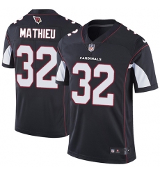Men's Nike Arizona Cardinals #32 Tyrann Mathieu Black Alternate Vapor Untouchable Limited Player NFL Jersey
